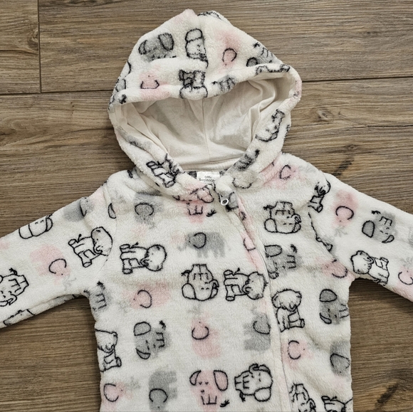 Plush Warm Jumpsuit Snowsuit 6-9 Months - Picture 3 of 8